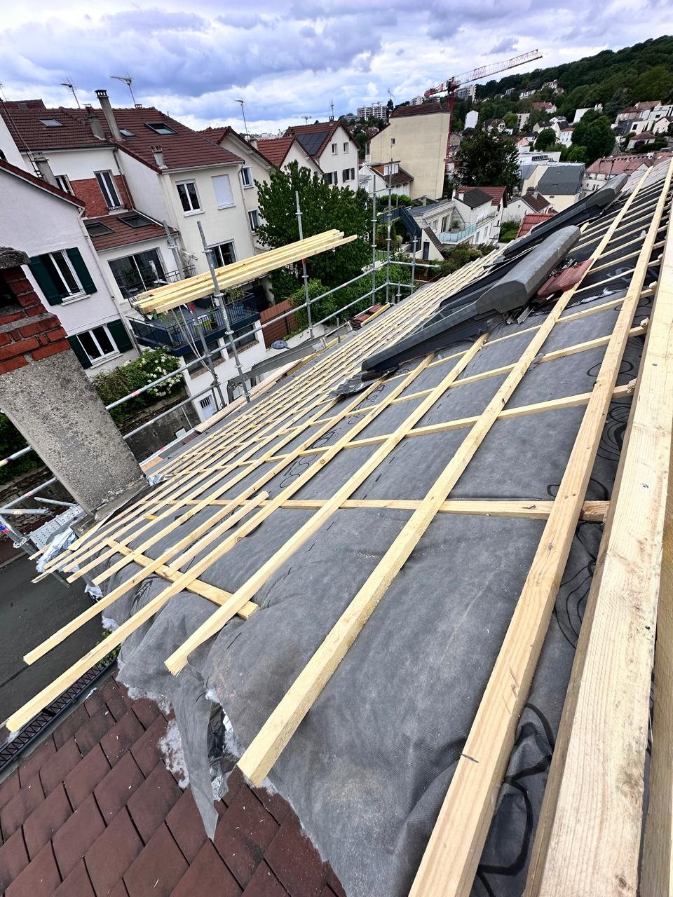 Réalisation FRANCE TOITURE HABITAT — couvreur zingueur à Herblay (95)