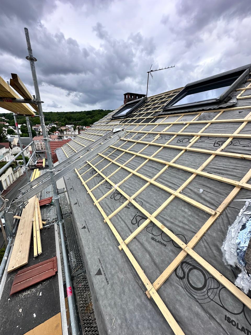 Réalisation FRANCE TOITURE HABITAT — couvreur zingueur à Herblay (95)