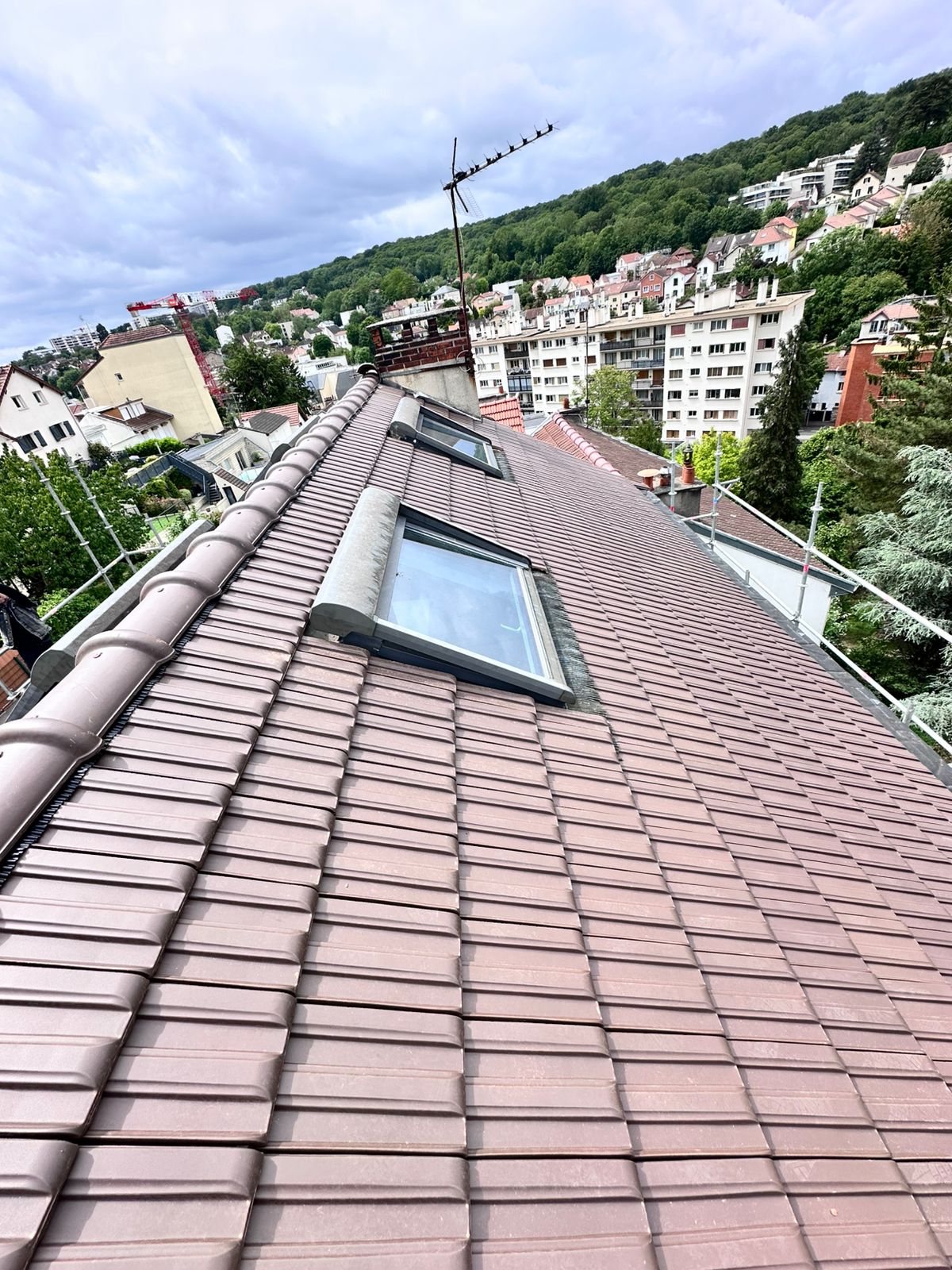 Réalisation FRANCE TOITURE HABITAT — couvreur zingueur à Herblay (95)